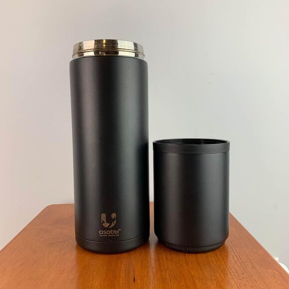 Asobu vacuum insulated Black Vin Blanc Wine Chiller - Picture 4 of 9